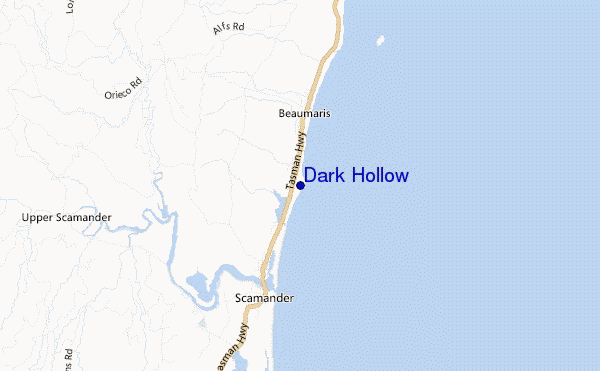 carte de localisation de Dark Hollow