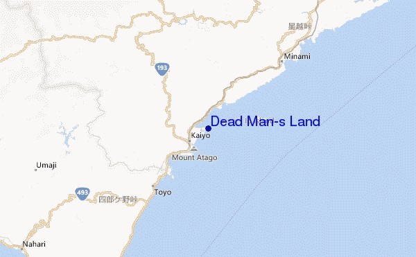 Dead Man's Land Location Map