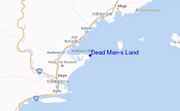 carte de localisation de Dead Man's Land
