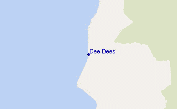 carte de localisation de Dee Dees