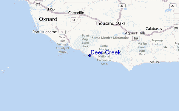 Deer Creek Location Map