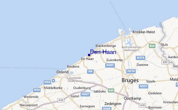 Den Haan Location Map