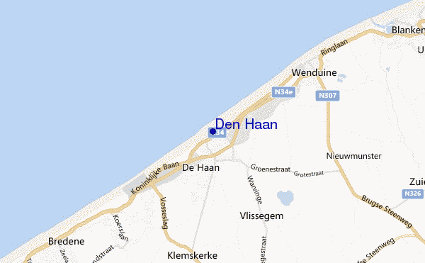 carte de localisation de Den Haan