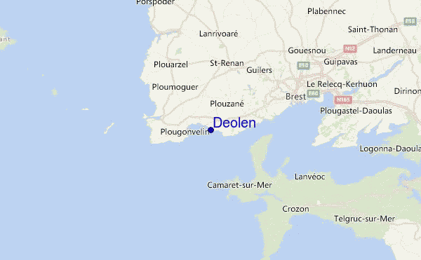 Deolen Location Map