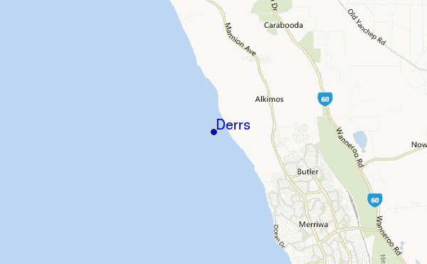 carte de localisation de Derrs