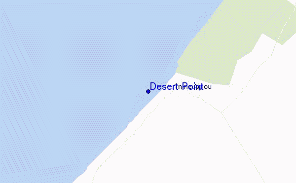 carte de localisation de Desert Point