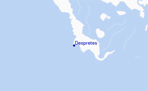 carte de localisation de Despretes
