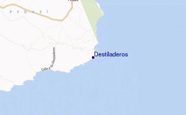 carte de localisation de Destiladeros