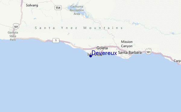 Devereux Location Map