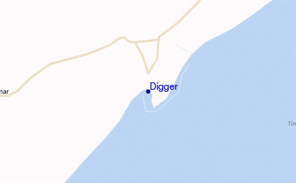 carte de localisation de Digger