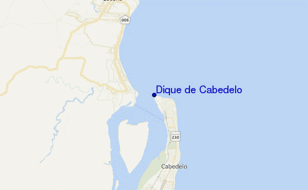 carte de localisation de Dique de Cabedelo