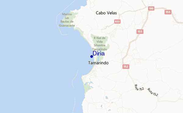 carte de localisation de Diria
