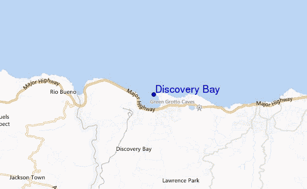 carte de localisation de Discovery Bay