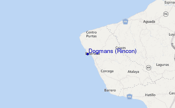 carte de localisation de Dogmans (Rincon)