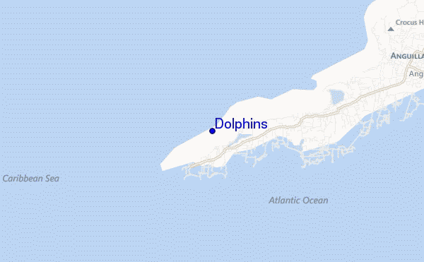 carte de localisation de Dolphins
