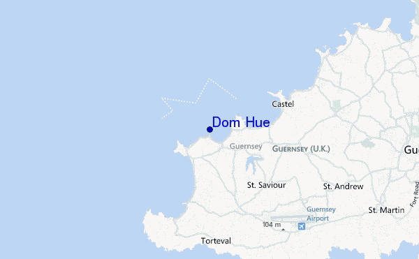 carte de localisation de Dom Hue