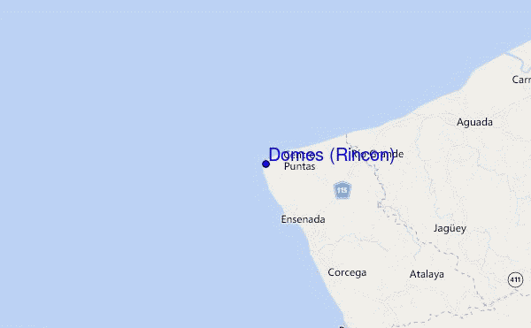 carte de localisation de Domes (Rincon)