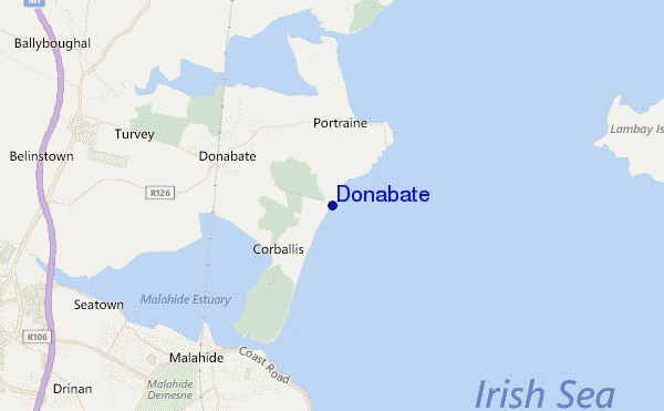 carte de localisation de Donabate