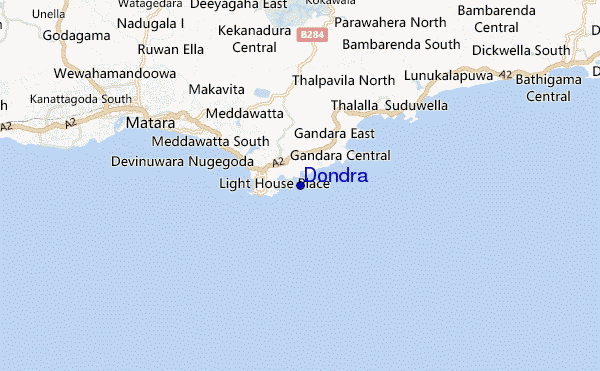 carte de localisation de Dondra