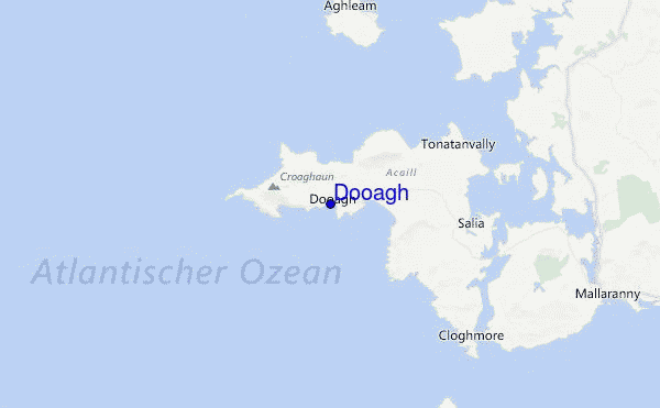 Dooagh Location Map