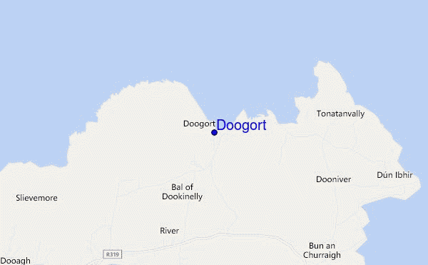 carte de localisation de Doogort