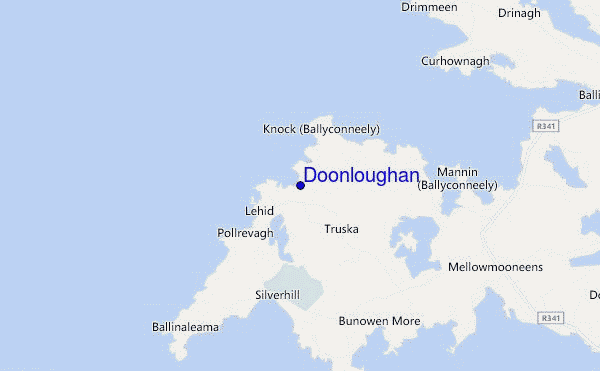 carte de localisation de Doonloughan