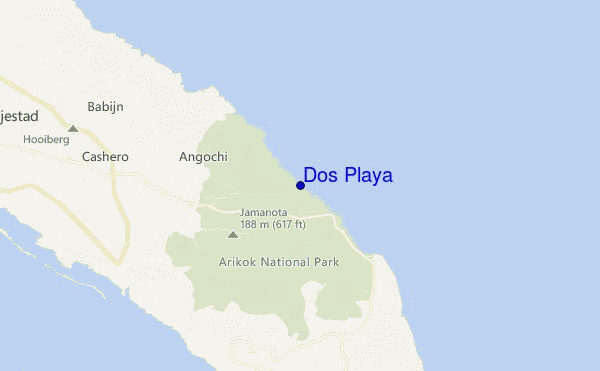 carte de localisation de Dos Playa