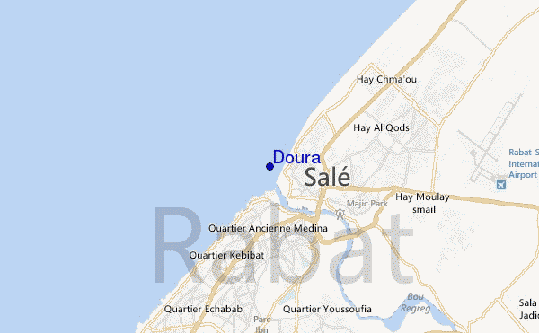carte de localisation de Doura