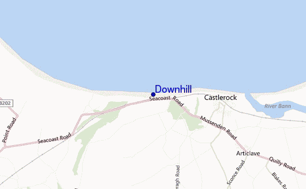 carte de localisation de Downhill
