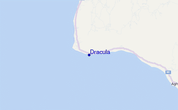 carte de localisation de Dracula