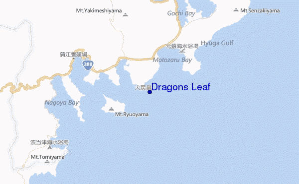 carte de localisation de Dragons Leaf