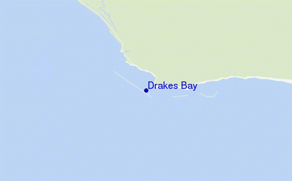 carte de localisation de Drakes Bay