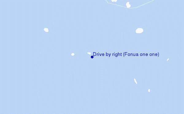 carte de localisation de Drive by right (Fonua one one)