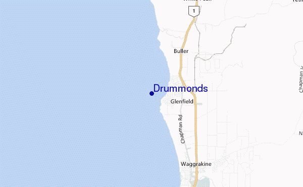 carte de localisation de Drummonds