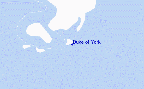 carte de localisation de Duke of York