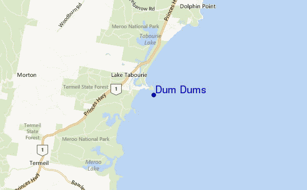 carte de localisation de Dum Dums
