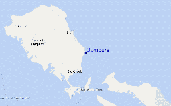 carte de localisation de Dumpers