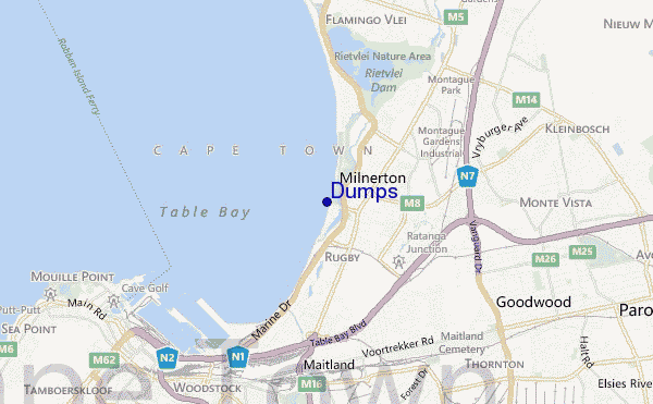 carte de localisation de Dumps