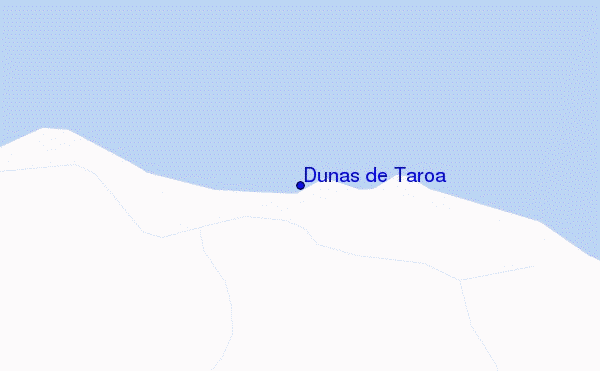 carte de localisation de Dunas de Taroa