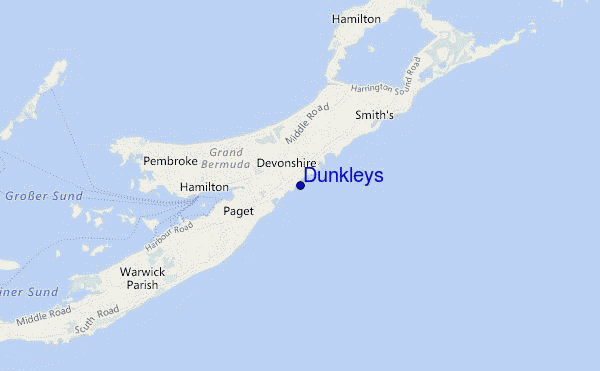carte de localisation de Dunkleys