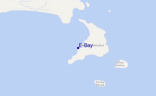 carte de localisation de E-Bay