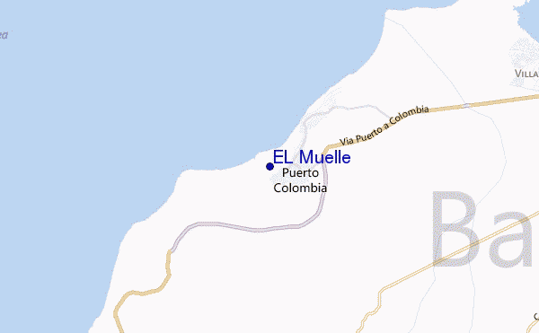 carte de localisation de EL Muelle
