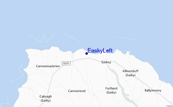 carte de localisation de Easky Left