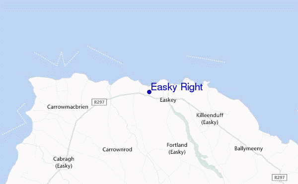 carte de localisation de Easky Right