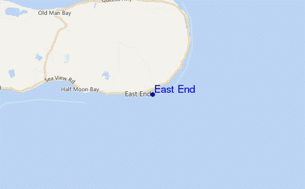 carte de localisation de East End