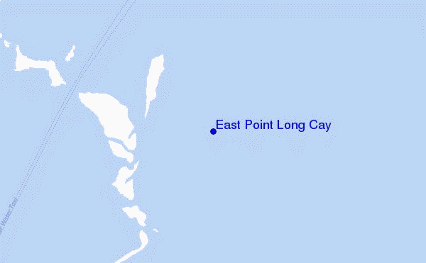 carte de localisation de East Point Long Cay