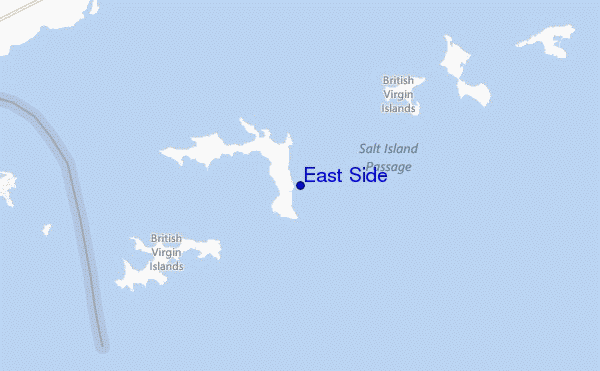 carte de localisation de East Side