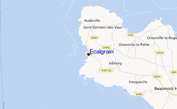 carte de localisation de Ecalgrain