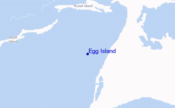carte de localisation de Egg Island