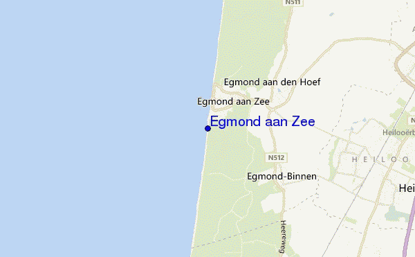 carte de localisation de Egmond aan Zee